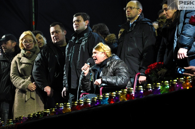 Виступ Юлії Тимошенко на Майдані