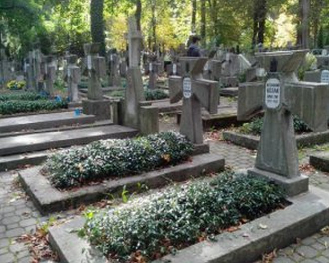 Могили українських вояків на цвинтарі на Волі, Варшава
