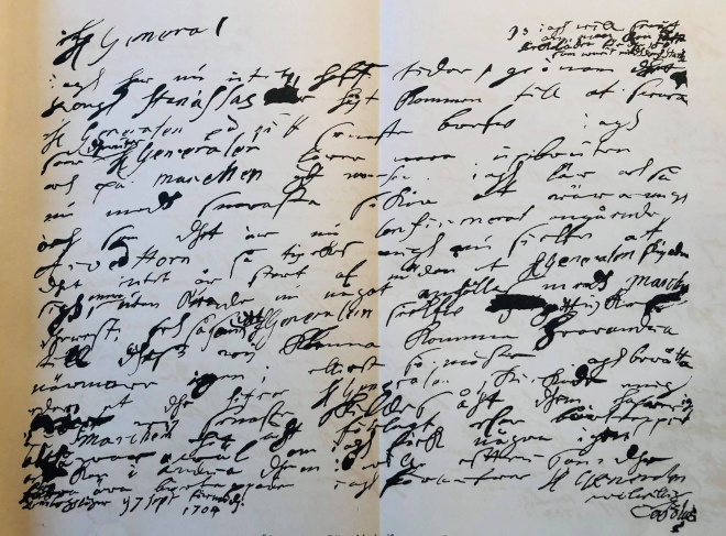 Друкарський відбиток рукописного листа