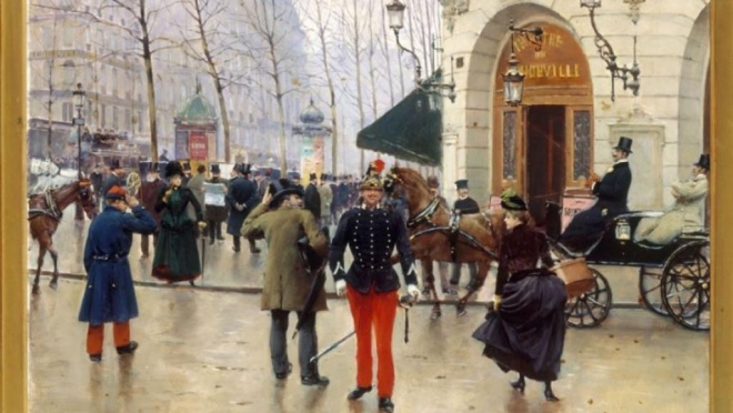Бульвар Капуцинів у Парижі. Жан Беро. 1889 р. Колекція музею Карнавалє