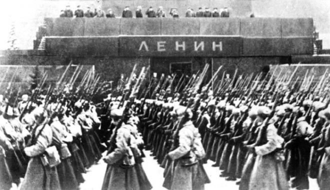 Військовий парад на Красній площі, 7 листопада 1941 р.