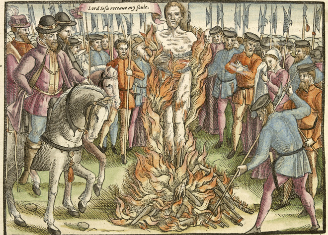 Спалення протестанта в Англії