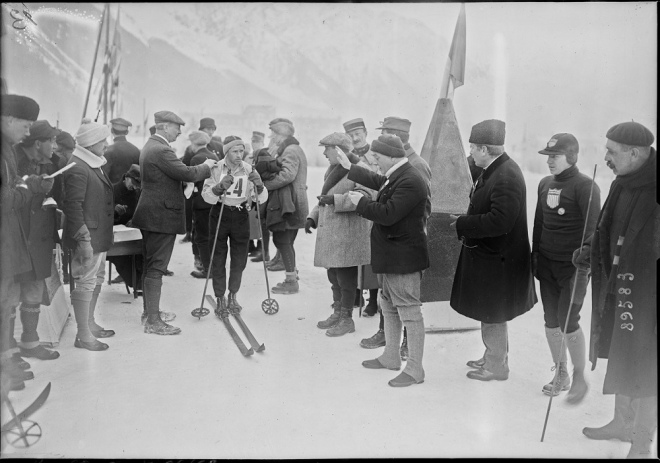 Степан Гевак стартує на Олімпійських іграх у Шамоні. 1924 рік