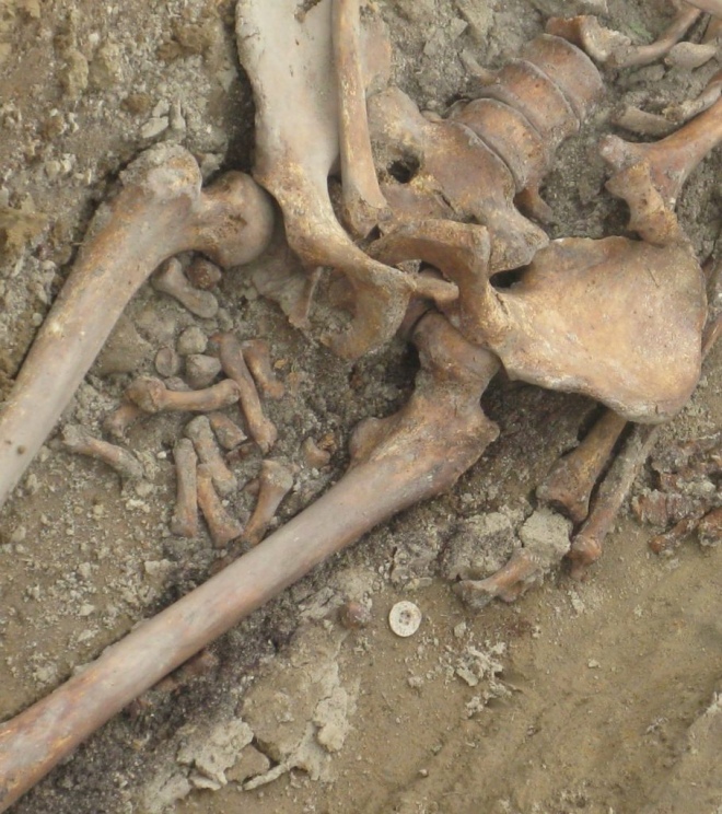 Розкопана могила у Грушовичах