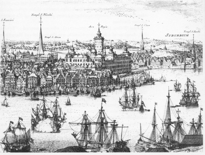 Стокгольм на початку XVIII сторіччя