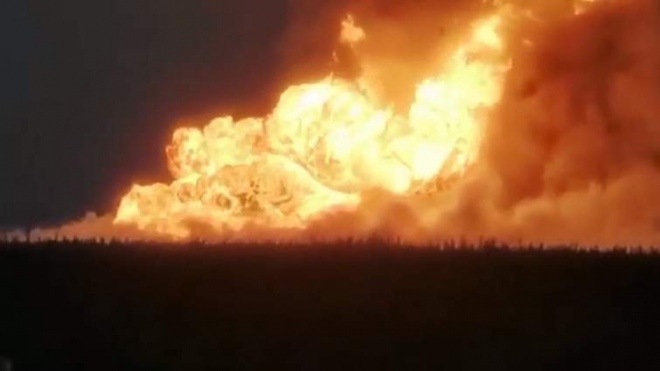 Пожежа на найбільшому  у світі Уренгойському газовому родовищі