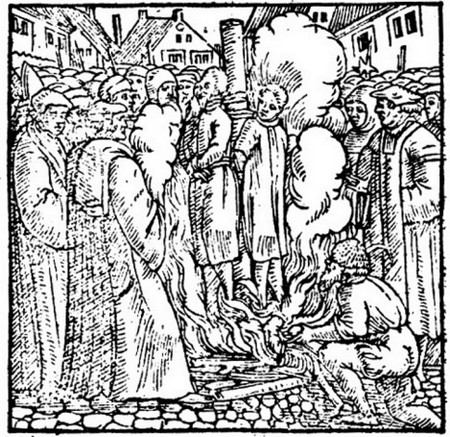 Спалення послідовників Лютера у Брюсселі
