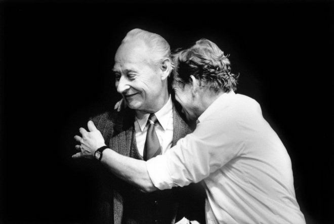 Вацлав Гавел та Александер Дубчек, 24 листопада 1989 року 