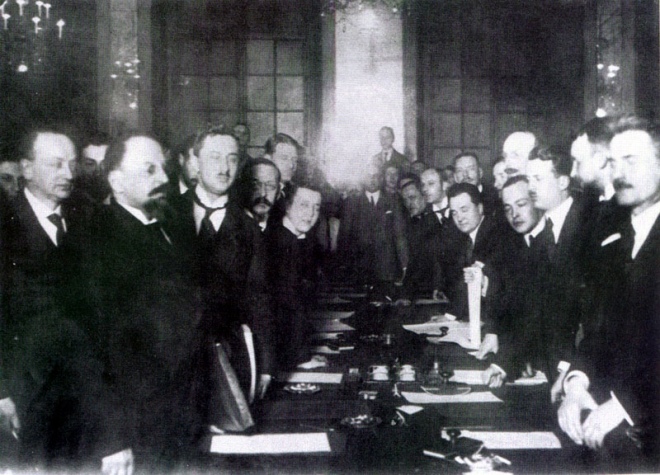 Підписання мирного договору в Ризі