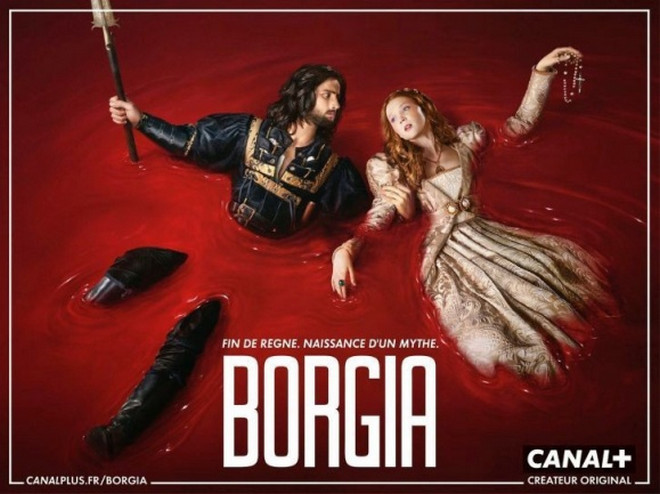 Реклама серіалу «Борджа»