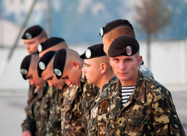 Бійці української морської піхоти. 2009 рік, Феодосія