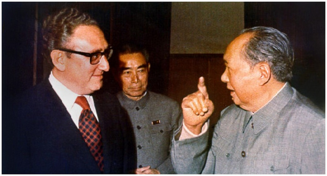 Генрі Кіссинджер та Мао Цзедун