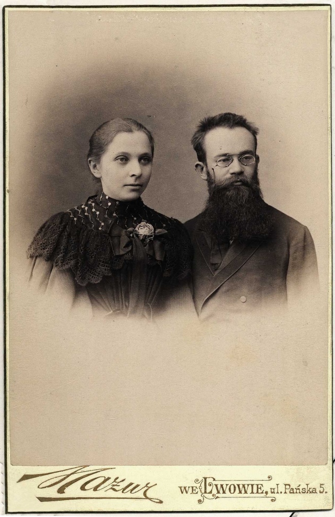 Подружжя Марія і Михайло Грушевські. Львів, 1896 р.