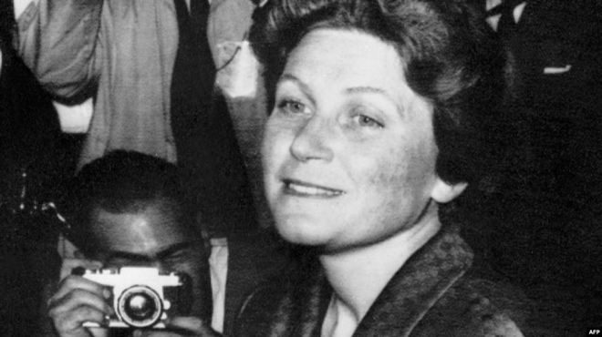 Світлана Аллілуєва на прес-конференції в Нью-Йорку, 1967 рік