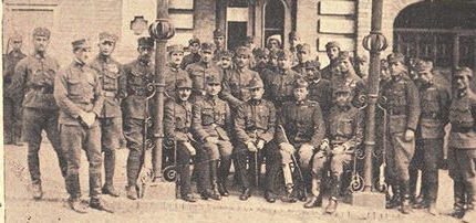 Група старшин УСС в Олександрівську. Квітень 1918 року