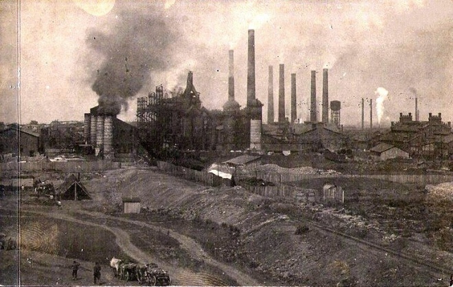 Донецько-Юр'ївський завод. Листівка 1913 року
