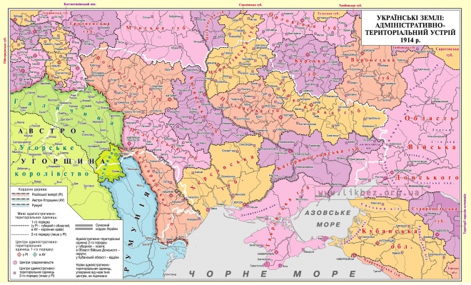 Українські губернії Російської імперії