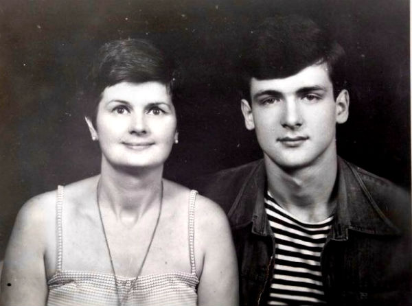 Георгій з мамою Лесею Гонгадзе