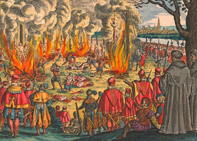 Спалення протестантів у Франції